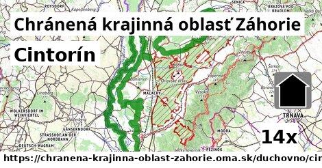 Cintorín, Chránená krajinná oblasť Záhorie