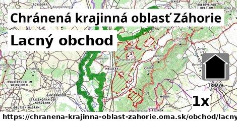 Lacný obchod, Chránená krajinná oblasť Záhorie