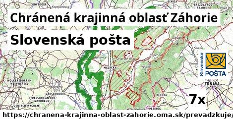 Slovenská pošta, Chránená krajinná oblasť Záhorie