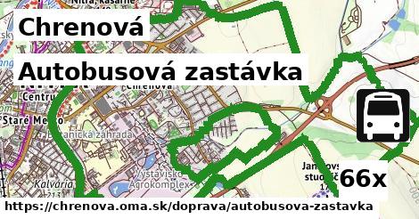 Autobusová zastávka, Chrenová