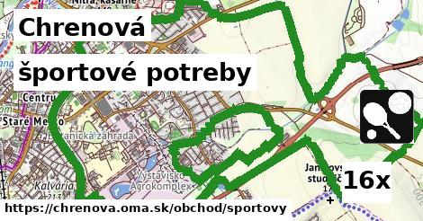 športové potreby, Chrenová