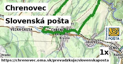 Slovenská pošta, Chrenovec