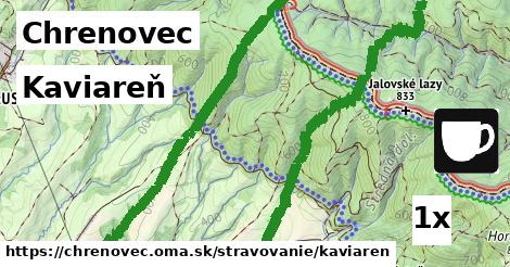 kaviareň v Chrenovec