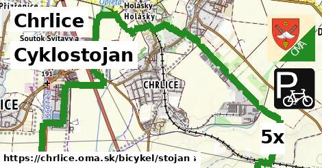 Cyklostojan, Chrlice