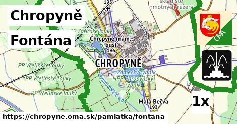 Fontána, Chropyně