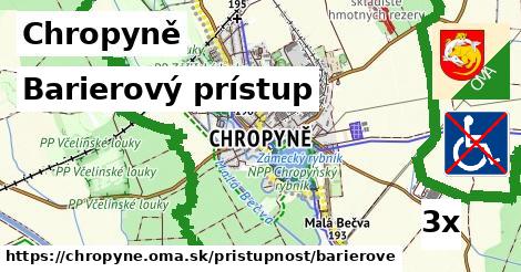 Barierový prístup, Chropyně