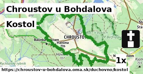 Kostol, Chroustov u Bohdalova