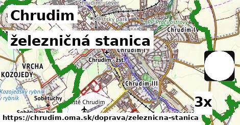 železničná stanica, Chrudim