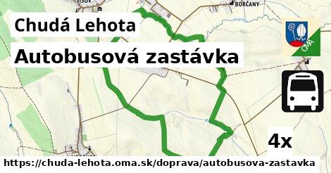 Autobusová zastávka, Chudá Lehota