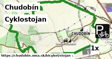 cyklostojan v Chudobín