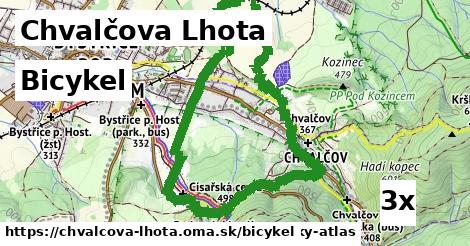 bicykel v Chvalčova Lhota