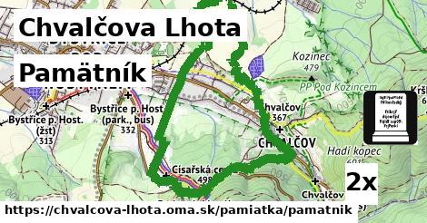 Pamätník, Chvalčova Lhota