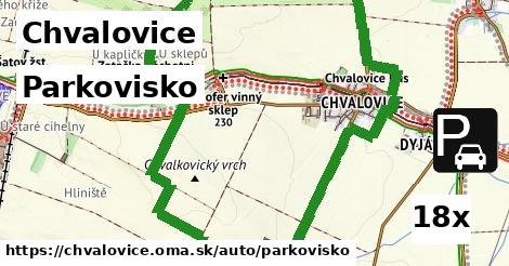 Parkovisko, Chvalovice