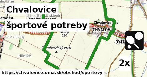 športové potreby, Chvalovice
