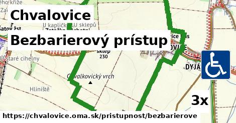 Bezbarierový prístup, Chvalovice