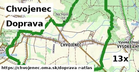 doprava v Chvojenec