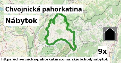 Nábytok, Chvojnická pahorkatina