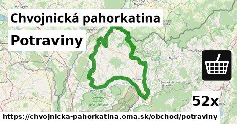 Potraviny, Chvojnická pahorkatina