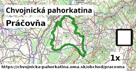 Práčovňa, Chvojnická pahorkatina