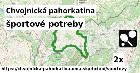 športové potreby, Chvojnická pahorkatina