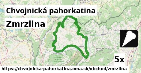 Zmrzlina, Chvojnická pahorkatina