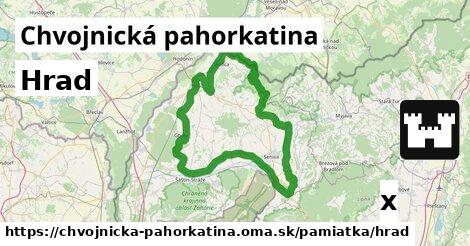 Hrad, Chvojnická pahorkatina