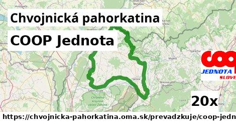 COOP Jednota, Chvojnická pahorkatina