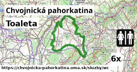 Toaleta, Chvojnická pahorkatina