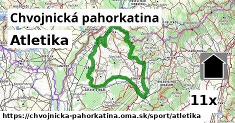 Atletika, Chvojnická pahorkatina