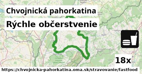 Rýchle občerstvenie, Chvojnická pahorkatina