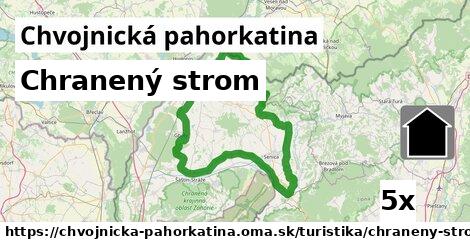 Chranený strom, Chvojnická pahorkatina