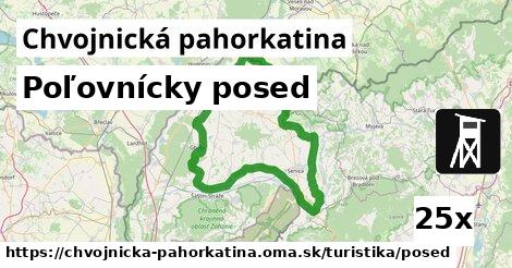 Poľovnícky posed, Chvojnická pahorkatina