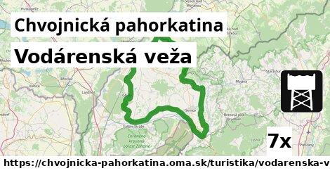 Vodárenská veža, Chvojnická pahorkatina