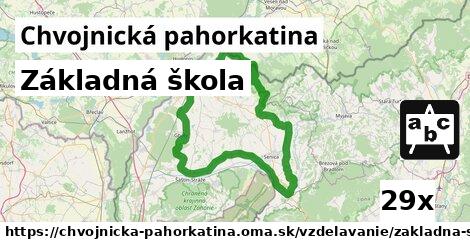 Základná škola, Chvojnická pahorkatina