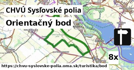 Orientačný bod, CHVÚ Sysľovské polia