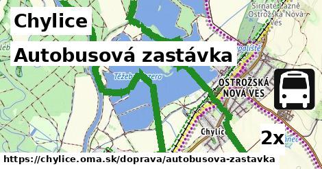 autobusová zastávka v Chylice