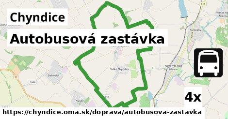 Autobusová zastávka, Chyndice