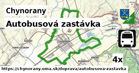 Autobusová zastávka, Chynorany