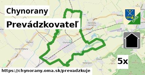 prevádzkovateľ v Chynorany