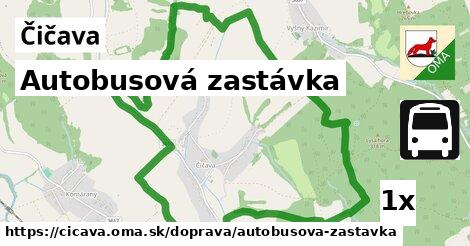 Autobusová zastávka, Čičava