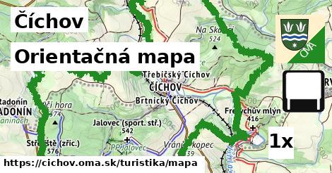 Orientačná mapa, Číchov