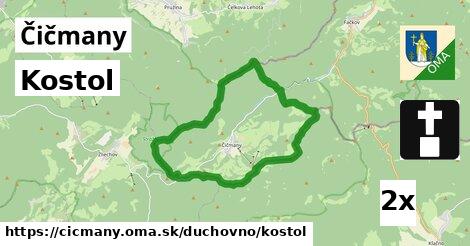 Kostol, Čičmany