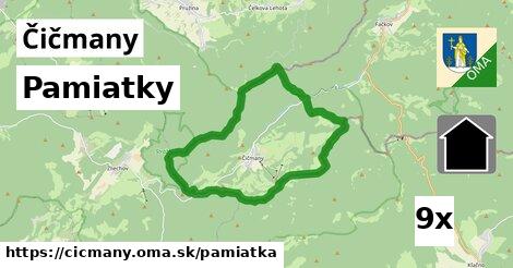 pamiatky v Čičmany