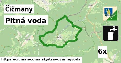 Pitná voda, Čičmany