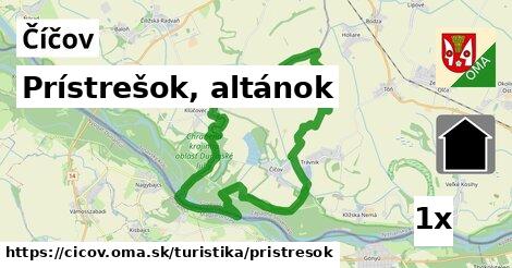 Prístrešok, altánok, Číčov