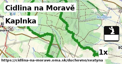 Kaplnka, Cidlina na Moravě