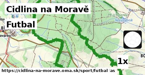 Futbal, Cidlina na Moravě