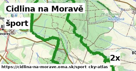 šport v Cidlina na Moravě