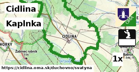 kaplnka v Cidlina
