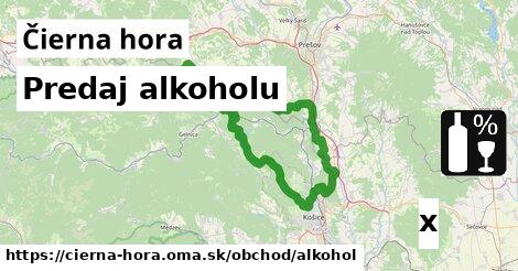 Predaj alkoholu, Čierna hora